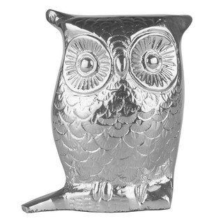 ของตกแต่ง HOME LIVING STYLE นกฮูกใหญ่ OWL สีเงิน ของตกแต่ง จากแบรนด์ HOME LIVING STYLE ช่วยเพิ่มความหรูหราให้โต๊ะทำงาน ห