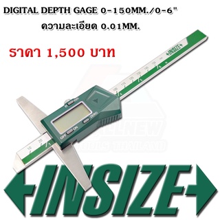 เวอร์เนียวัดลึกดิจิตอล Digital Depth Gages รุ่น 1141-150A ช่วงการวัด 0-150 มม. / 0-6 นิ้ว