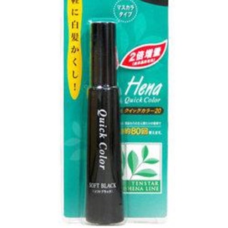 Hena Qick Color(Soft Black)มาสคาร่าปิดผมขาวสีดำ สกัดจากเฮนน่าธรรมชาติไม่มีเคมี