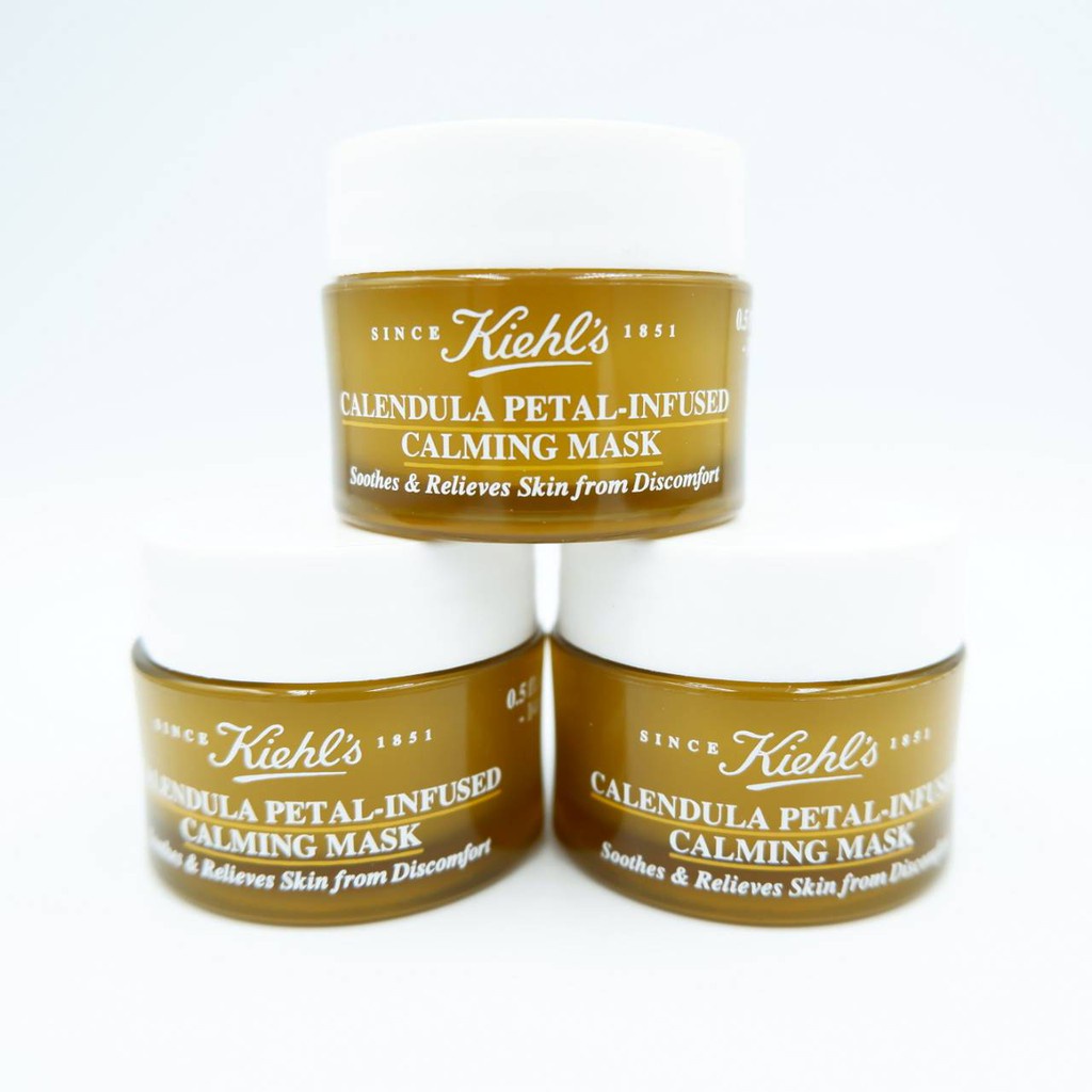 ขายเท-โปรดอ่านก่อนซื้อน้า-kiehls-calendula-petal-infused-calming-mask-14-ml-100ml