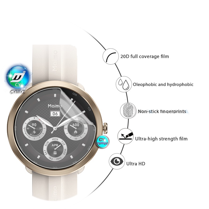 ฟิล์ม-maimo-smart-watch-r-gps-ฟิล์มป้องกัน-ฟิลม์ใสกันรอยหน้าจอ-สำหรับ-maimo-watch-r-gps-ฟิล์มป้องกัน-ฟิล์ม-maimo-smartwatch-r-gps-ฟิล์ม-ฟิล์ม-tpu-นิ่ม