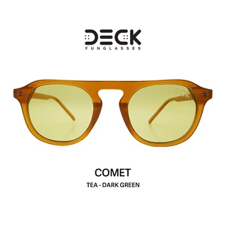 DECK แว่นตากันแดด รุ่น COMET - TEA ของแท้ ประกันศูนย์ 1ปี
