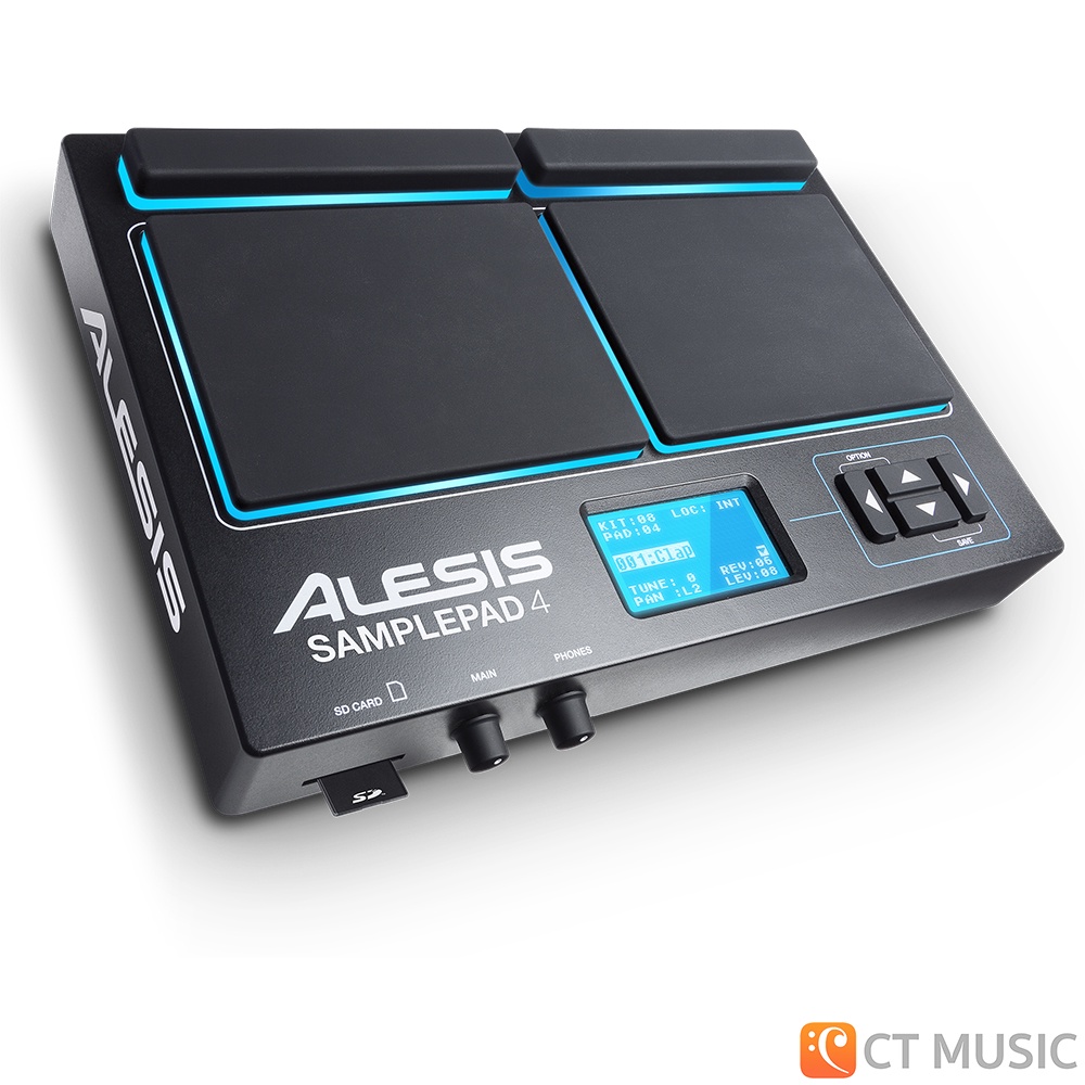 จัดส่งทุกวัน-alesis-sample-pad-4-กลองไฟฟ้า-electronic-drum-กลอง-pad