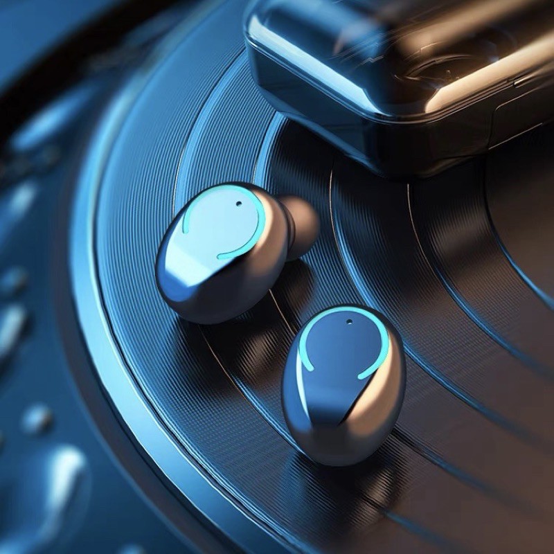 ภาพสินค้าTWS-F9 Wireless bluetooth 5.0 headset Earphone Earbud หูฟังบลูทูธ สเตอริโอ หูฟังเล่นเกมส์ แยกเสียงซ้ายขวา รุ่น F9 จากร้าน twspremium บน Shopee ภาพที่ 9