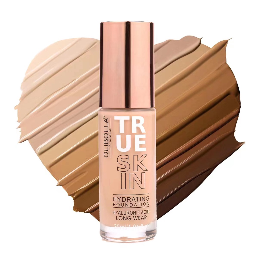 true-skin-รองพื้น-สูตรกันน้ำ-รองพื้นเนื้อแมตต์-บางเบา-ปกปิดได้ดี-ดูเป็นธรรมชาติ-เรียบเนียนและผิวสวยใส-ติดทนนานตลอดวัน