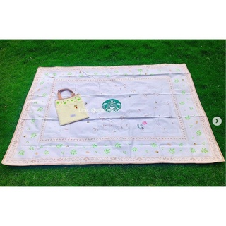 🛒 [ พร้อมส่ง]  ผ้าปูพื้นปิคนิค Starbucks แท้💯‼️