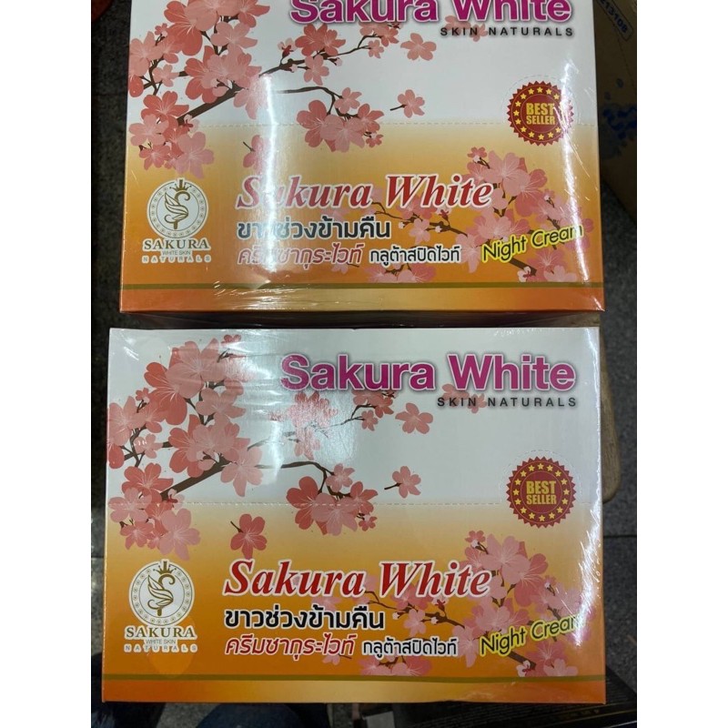 sakura-white-gluta-speed-white-night-cream-ครีมบำรุงผิวสูตรกลางคืน