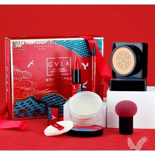 GVLA makeup set เซทแต่งหน้ากล่องแดง 5 ชิ้น
