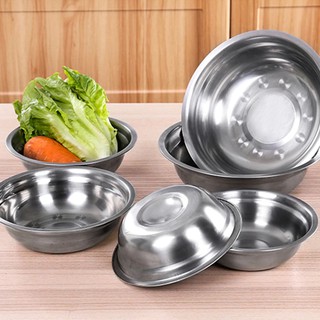 ภาพหน้าปกสินค้าถ้วย ชาม ชามสแตนเลส ถ้วยสแตนเลส กะละมังสแตนเลส stainless steel bowl ปลอดภัยไร้สารตกค้าง ขนาด14 / 18 / 24 CM.Hunznaeshop ที่เกี่ยวข้อง