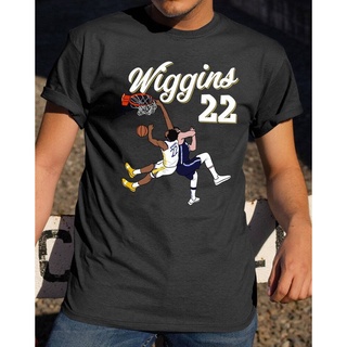 [S-5XL] เสื้อยืด พิมพ์ลาย Golden State Warriors Andrew Wiggins Dunk NBA สไตล์วินเทจ สําหรับผู้ชาย