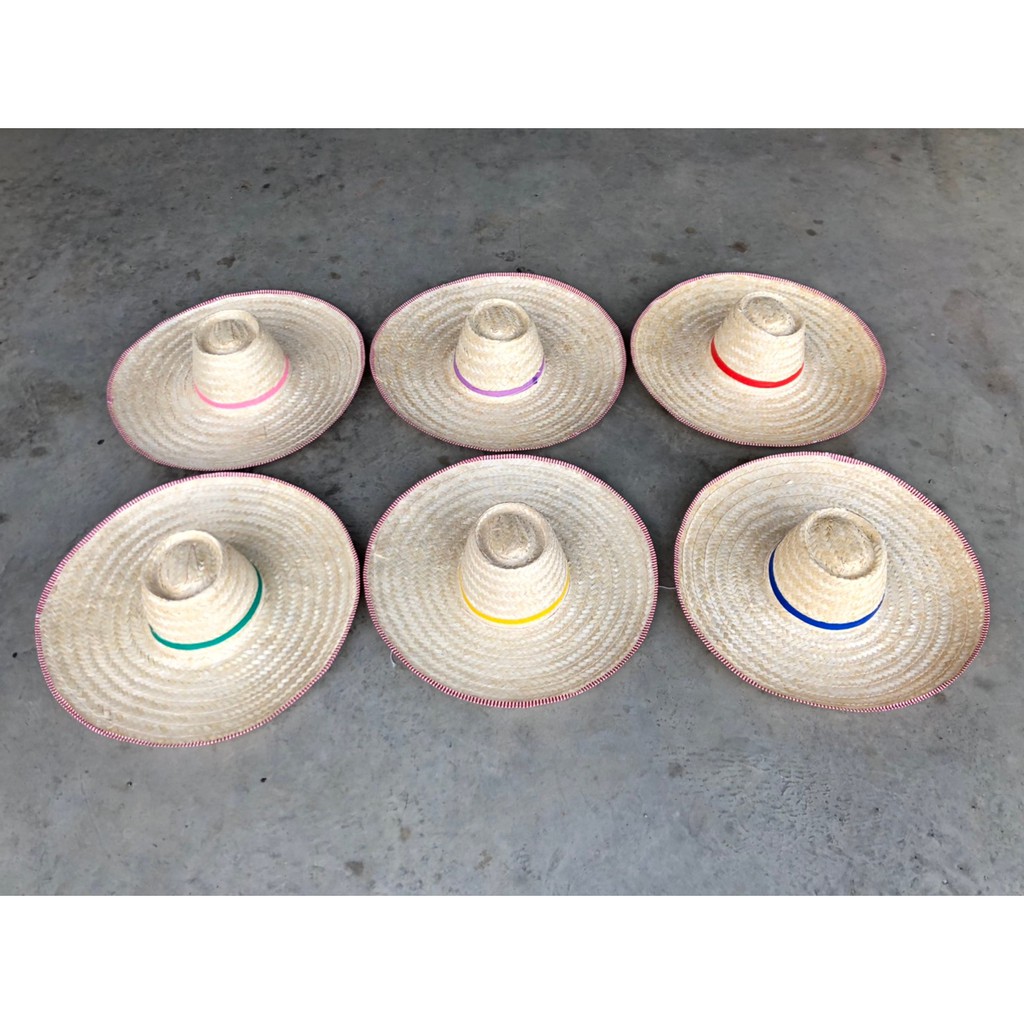 ราคาและรีวิวหมวกริมลายไม้ไผ่สานสีขาว By Niran.hat (6 นิ้ว)
