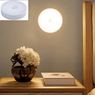 LED Motion Sensor Night Light โคมไฟติดผนังห้องนอนแบบชาร์จ USB บันไดโคมไฟเซ็นเซอร์แสงร่างกาย