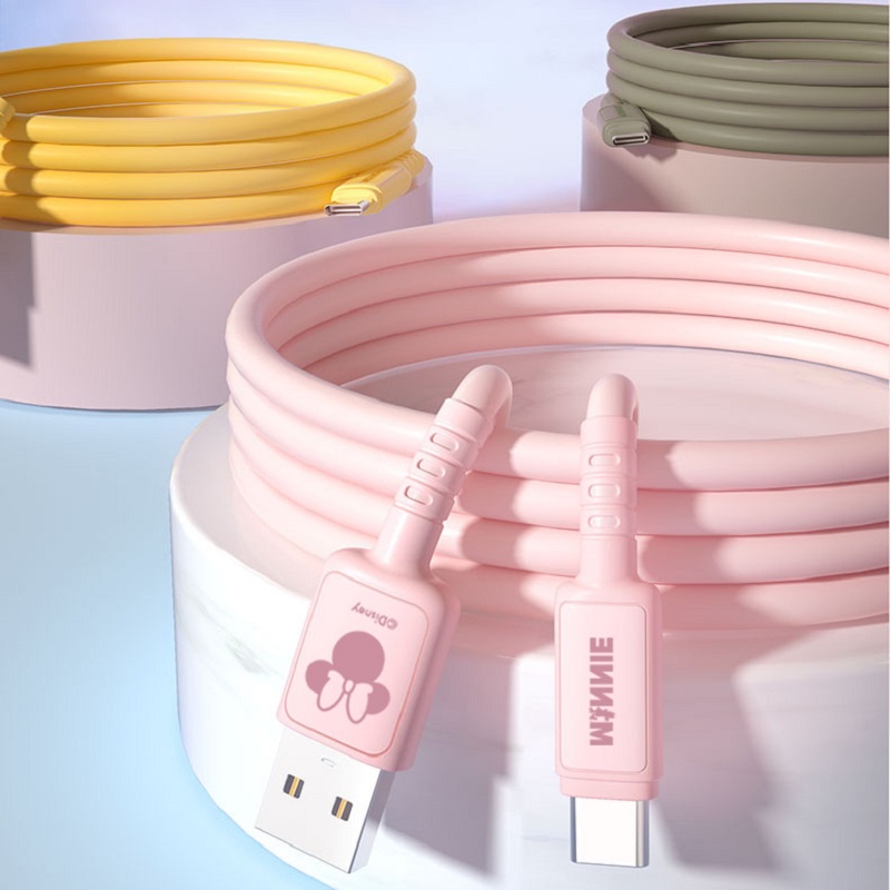 ดิสนีย์ มิกกี้เมาส์ สายชาร์จ Micro USB Type C Super Fast Charging Cable ...
