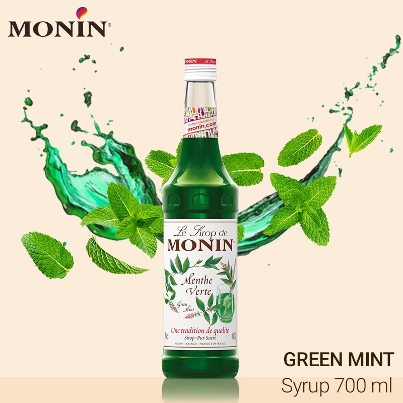 ภาพหน้าปกสินค้าMONIN Green Mint Syrup 700ml น้ำเชื่อมกลิ่นกรีนมิ้นต์ 700 มิลลิลิตร จากร้าน monin_official บน Shopee