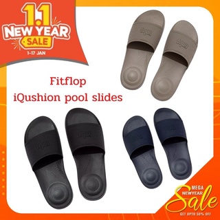 ภาพหน้าปกสินค้า(รุ่นใหม่ล่าสุด) รองเท้า Fitflop แท้ 100% รุ่น iQushion pool slides   รองเท้าแตะเพื่อสุขภาพ พร้อมส่ง มีกล่อง ที่เกี่ยวข้อง
