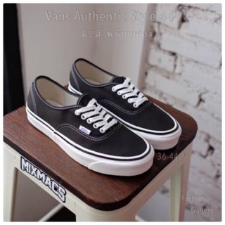 รองเท้าผ้าใบ Vans Authentic Style 44 งานสไตล์คลาสสิค ใส่ได้ทั้งผู้หญิงและผู้ชาย สินค้าพร้อมส่ง