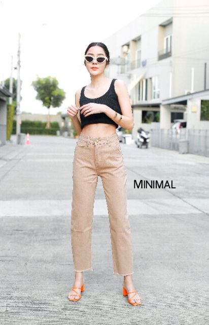 minimal-7675ยีนส์บอยสีคาราเมล-มีs-l