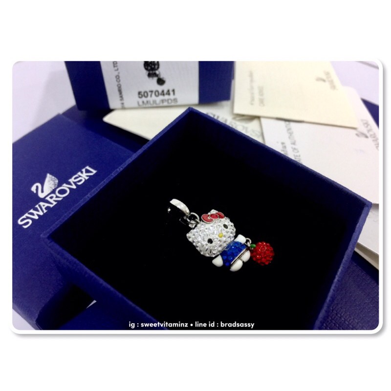 swarovski-kitty-pendant-สินค้าใหม่-ของแท้-จาก-swarovski-คร้า