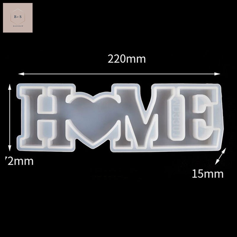 large-love-home-family-letter-resin-casting-mold-silicone-making-epoxy-mould