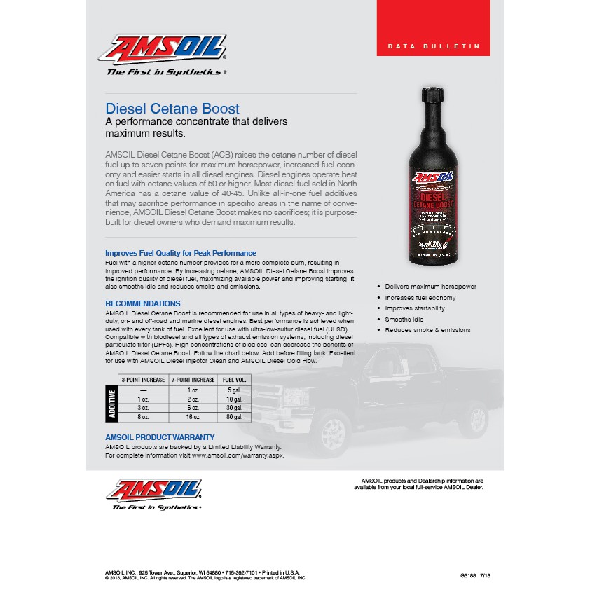 amsoil-diesel-cetane-boost-หัวเชื้อสำหรับเพิ่มกำลังแรงม้าของเครื่องยนต์ดีเซล-acbcn