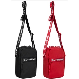 [ ของแท้ ] กระเป๋า Supreme Shoulder Bag Black , Red (FW22) ของใหม่ พร้อมส่ง