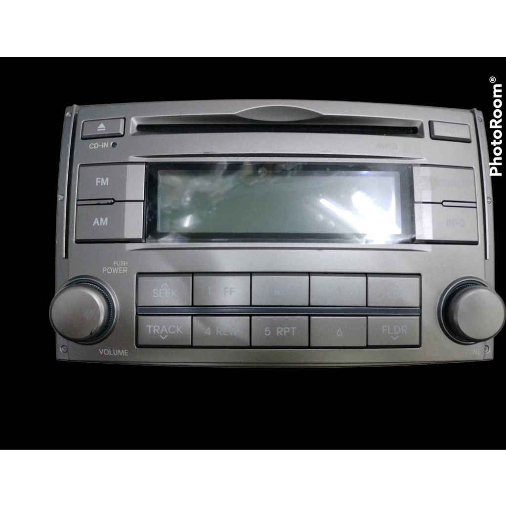 เครื่องเล่นวิทยุ-2-din-cd-mp3-ของ-hyundai-h-1-เดิมๆๆ