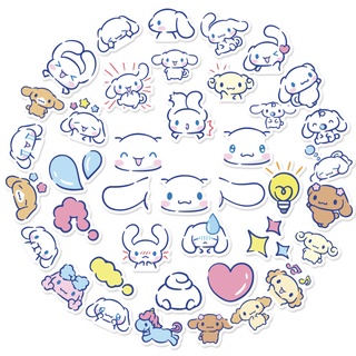 40 pcs Cute Cinnamoroll Sanrio Cartoon Waterproof Scrapbook Stickers (2)