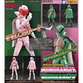 ☣️ NEW MOMORENGER &amp; KIDORENGER MOMORANGER KIDORANGER HAF Hero Action Figure Evolution Toy ขบวนการ​ Sentai #EXO.Killer
