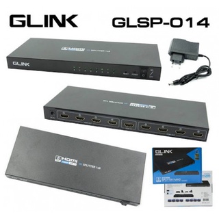 G-Link HDMI SPLITTER 1:8 Port แยกสัญญาณ 1 ออก 8 รุ่น GLSP-014 ออกใบกำกับภาษีได้ batterymania