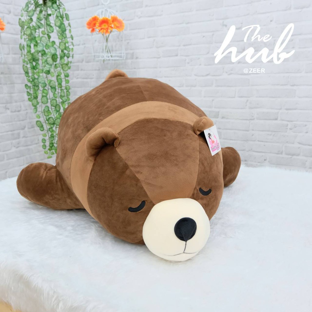 ตุ๊กตาหมีช็อคโก้-110cm-นุ่มนิ่ม-ใยไมโคร