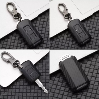 สินค้า เคฟล่าเคสกุญแจรถ MITSUBISHI ทุกรุ่น พร้อม พวงกุญแจรถยนต์ pajero expander triton mirage attrage ABS ready stock
