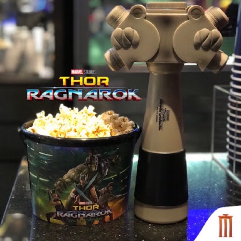 ถังป็อปคอร์น Thor Ragnarok Hulk Hammer Major popcorn Shopee Thailand