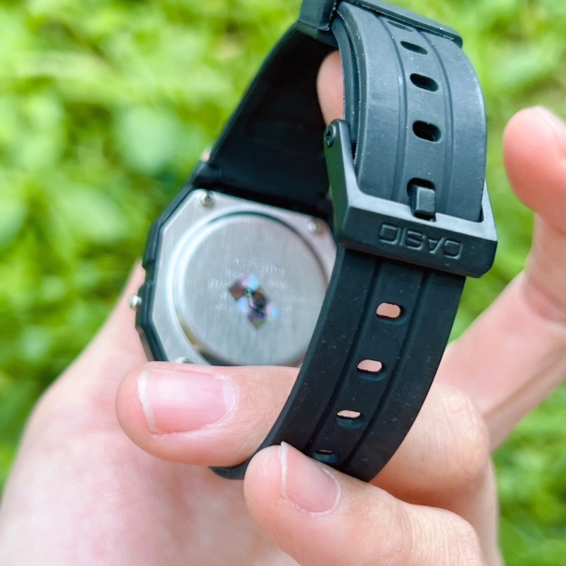 นาฬิกากีฬา-คาสิโอ-ระบบดิจิตอล-มีไฟ-เปลี่ยนสีได้-ตั้งปลุก-จับเวลา-สายยางสีดำ-สวมใส่สบาย