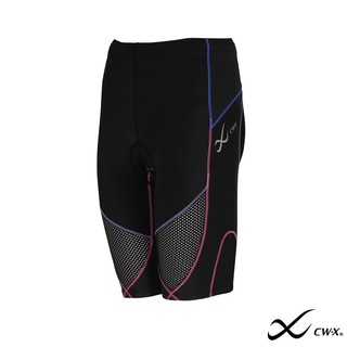 CW-X กางเกงไตรกีฬา Stabilyx Ventilator Tri-Shorts Woman รุ่น IC915T สีแถบม่วงชมพู (VP)