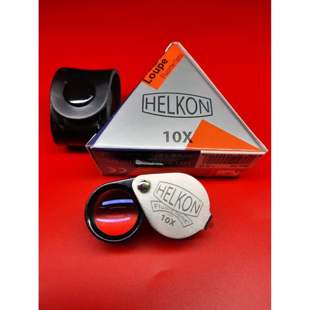 helkon-10x-สีเงิน-ของแท้-แถมฟรีซองหนังตรงรุ่น