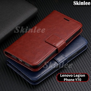 เคสมือถือ แบบหนัง ฝาพับ พร้อมช่องใส่บัตร หรูหรา สําหรับ Lenovo Legion Y70 Lenovo Legion Y70 Pro