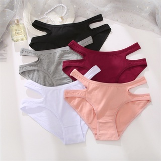 Finetoo กางเกงชั้นใน ผ้าฝ้าย เอวต่ํา ใส่สบาย ไซส์ S-XL สําหรับผู้หญิง