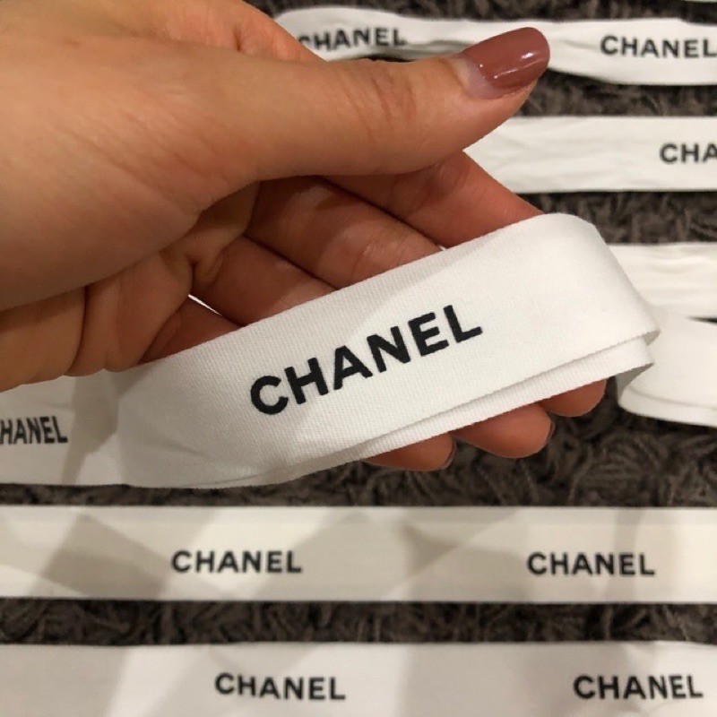 chanel-ribbon-ของแท้100-กว้าง2-5cm-ยาว80cm