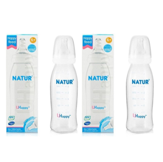 Natur ขวดนม Uhappy 8 ออนซ์1แถม1 (แพ็ค 2)