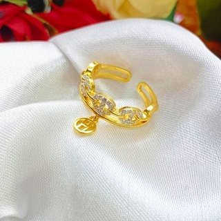 ภาพหน้าปกสินค้าW11 - แหวนแฟชั่น*** แหวนฟรีไซส์** แหวนทอง แหวนใบมะกอกหน้าขาว แหวนทองชุบ แหวนทองสวย ที่เกี่ยวข้อง