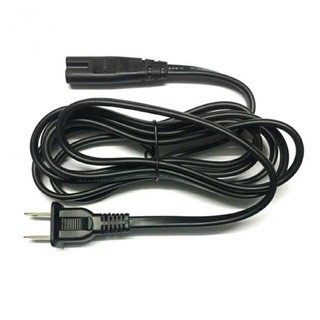 ภาพหน้าปกสินค้าสาย Adapter Printer,Game,Ps2,DVD player Cable Power AC 2 รู หนา 1 mm ยาว 1.8M (สีดำ) ที่เกี่ยวข้อง