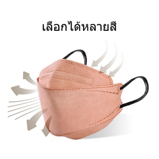 Disposable Face Mask KF94 ดูดซับน้ำและระบายอากาศ หน้ากากอนามัย หน้ากากกันฝุ่น ผ้าปิดจมูกอนามัย หน้ากากป้องกัน 10 ชิ้น/1 ถุง SC9116