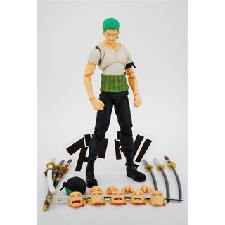 ฟิกเกอร์ Anime One Piece Action Figure movable Zoro santoryu Model