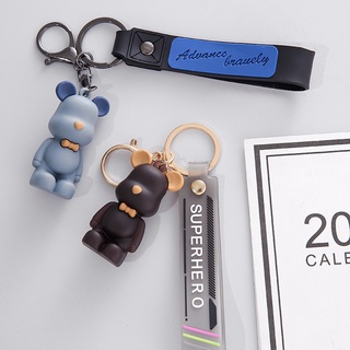 TAIDU ที่ใส่กุญแจพวงกุญแจรูปหมีสุดสร้างสรรค์,กระเป๋าพวงกุญแจรถยนต์จี้เครื่องประดับขนาดเล็ก