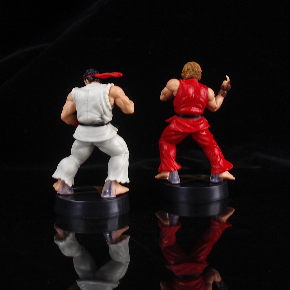 โมเดลฟิกเกอร์-pvc-อนิเมะ-street-fighter-action-figures-about-10-ซม-ken-masters-hoshi-ryu-ของขวัญวันเกิด-สําหรับเด็กผู้ชาย