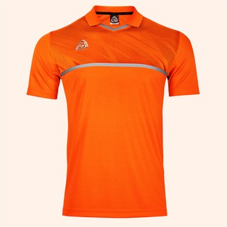 EGO SPORT EG5134 เสื้อฟุตบอลคอวีปกตัดต่อแขนสั้น สีส้มแสด