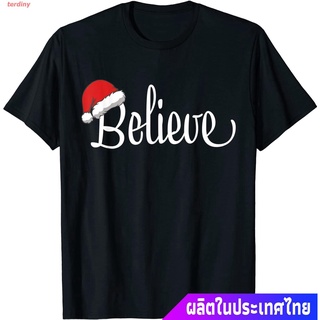 terdiny เสื้อยืดยอดนิยม Christian Believe Christmas XMAS Pajama Men Women Kids Boys T-Shirt Mens Womens T-shirts