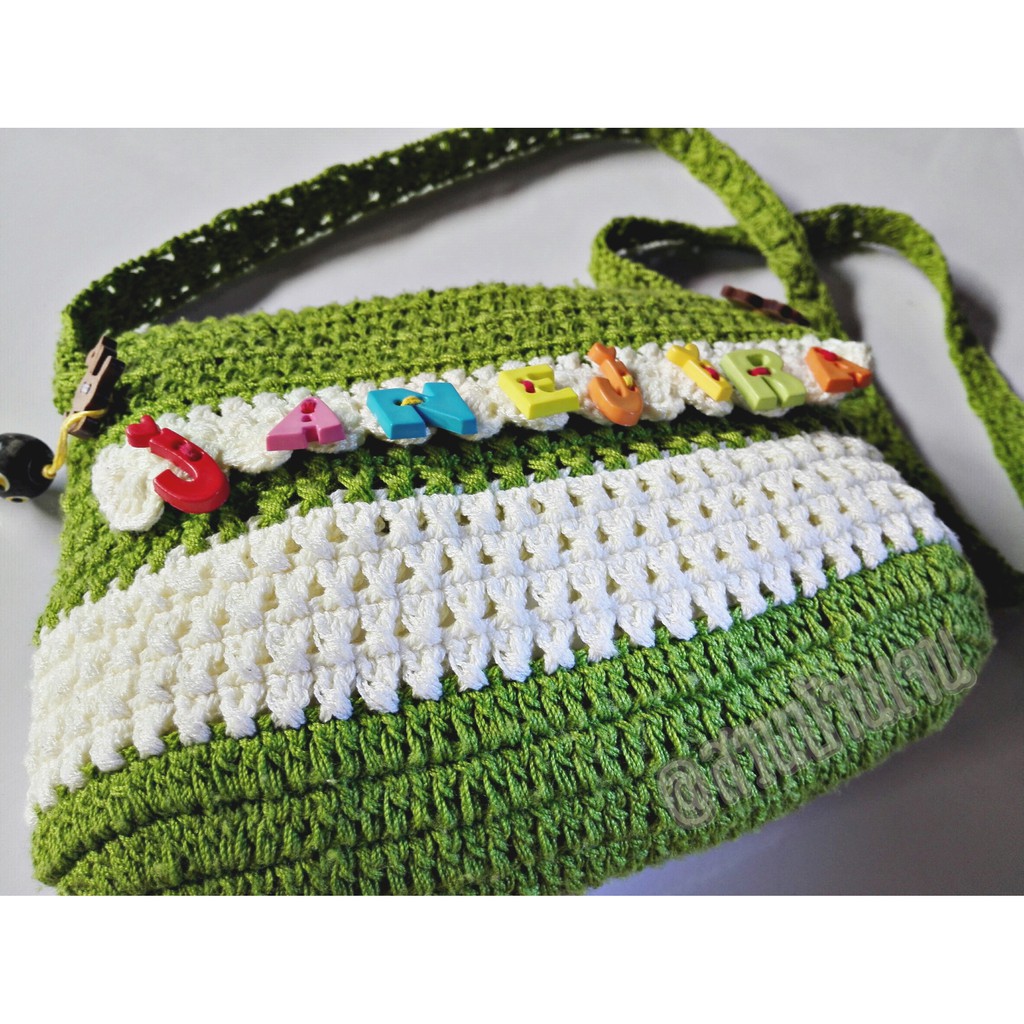 กระเป๋าสะพาย-โครเชต์-handmade