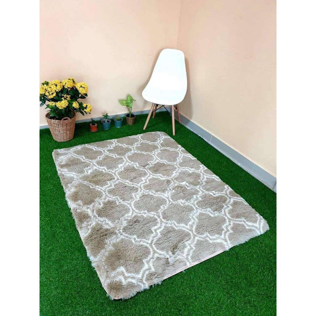 พรม พรมปูพื้น ขนาด 120x160cm. พรมปูห้องนั่งเล่น พรมปูห้องนอน ขนนุ่ม ...