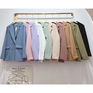 พร้อมส่งบางสีW#เสื้อสูท#Blazer#เสื้อสูทผู้หญิง#สูท